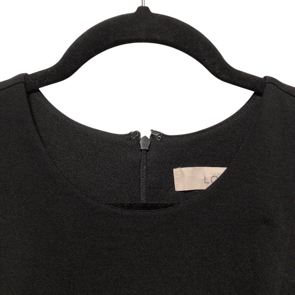 Ann Taylor Loft Solid Black Round Neck Sleeveless… - image 4
